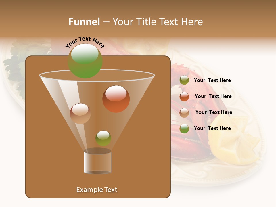 Shell Gourmet Dinner PowerPoint Template