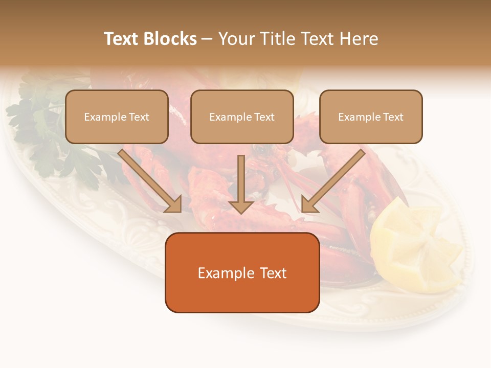 Shell Gourmet Dinner PowerPoint Template