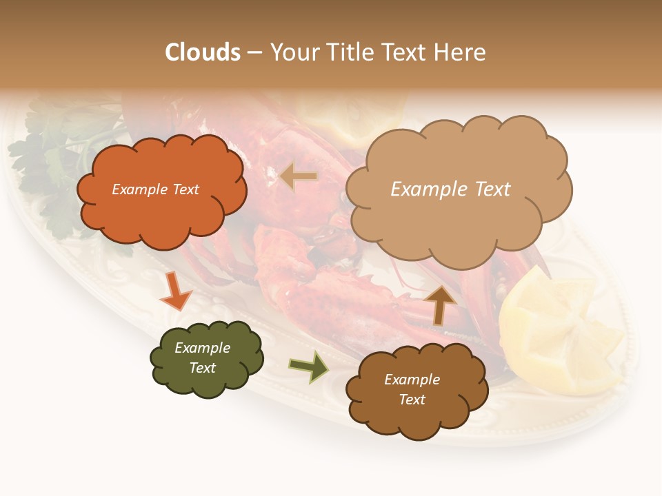 Shell Gourmet Dinner PowerPoint Template