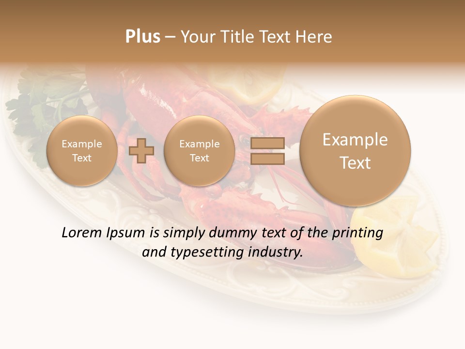 Shell Gourmet Dinner PowerPoint Template