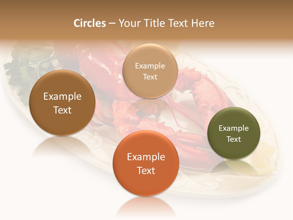 Shell Gourmet Dinner PowerPoint Template