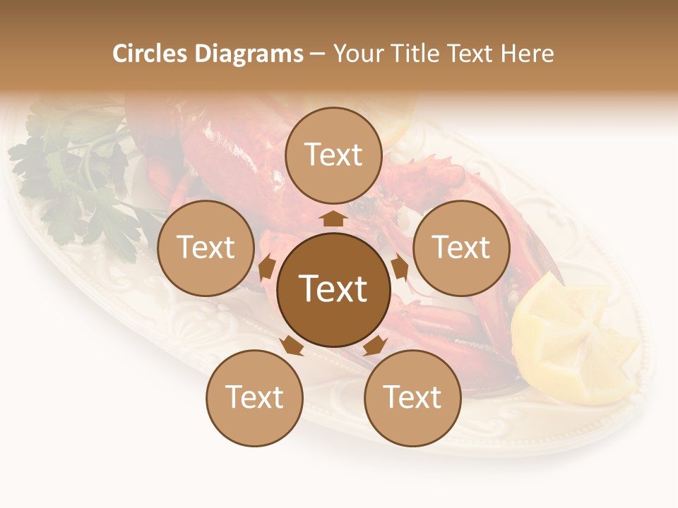 Shell Gourmet Dinner PowerPoint Template