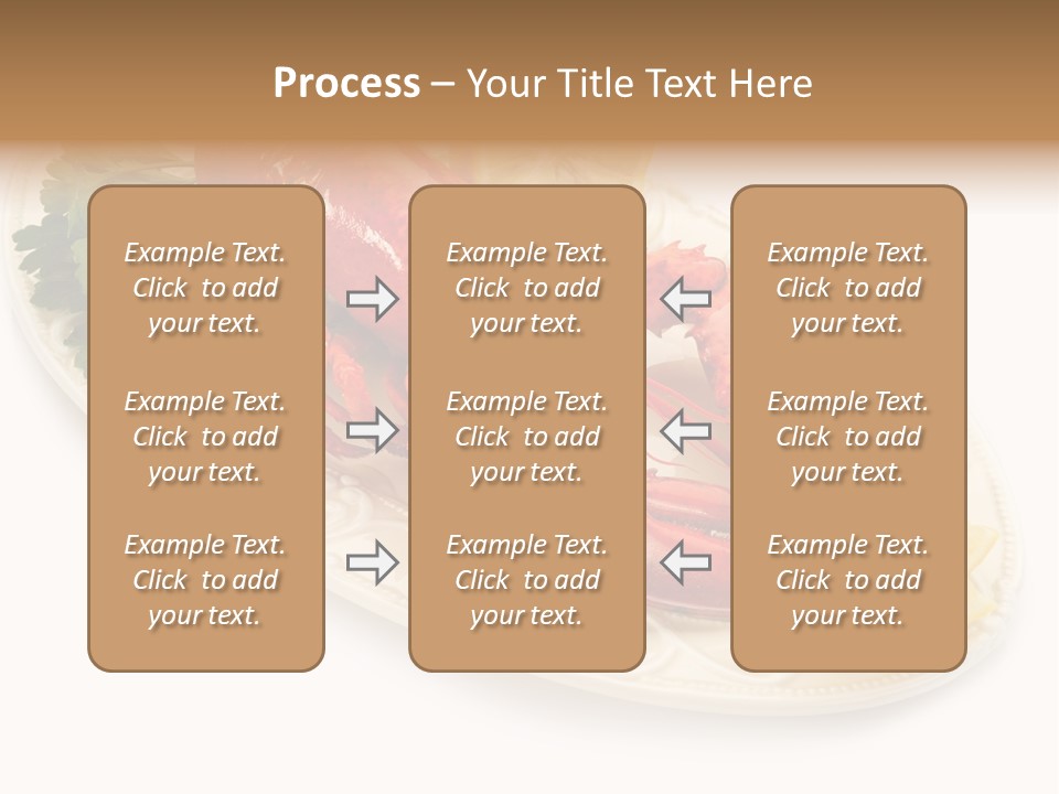Shell Gourmet Dinner PowerPoint Template