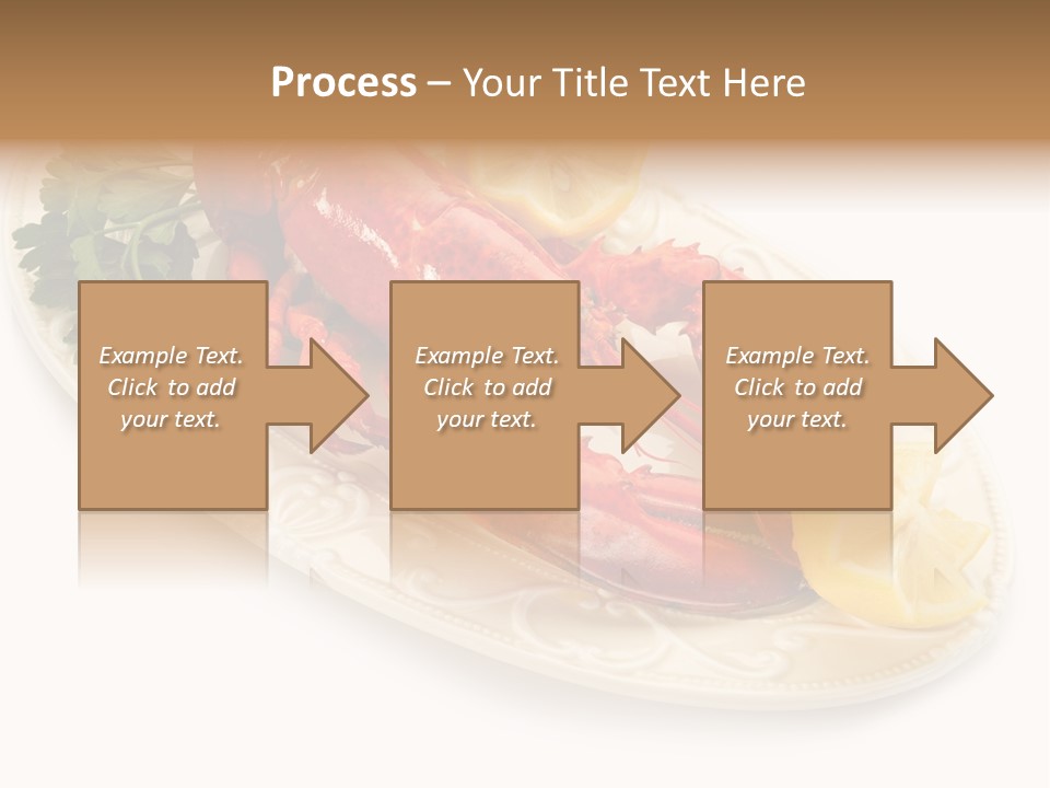Shell Gourmet Dinner PowerPoint Template