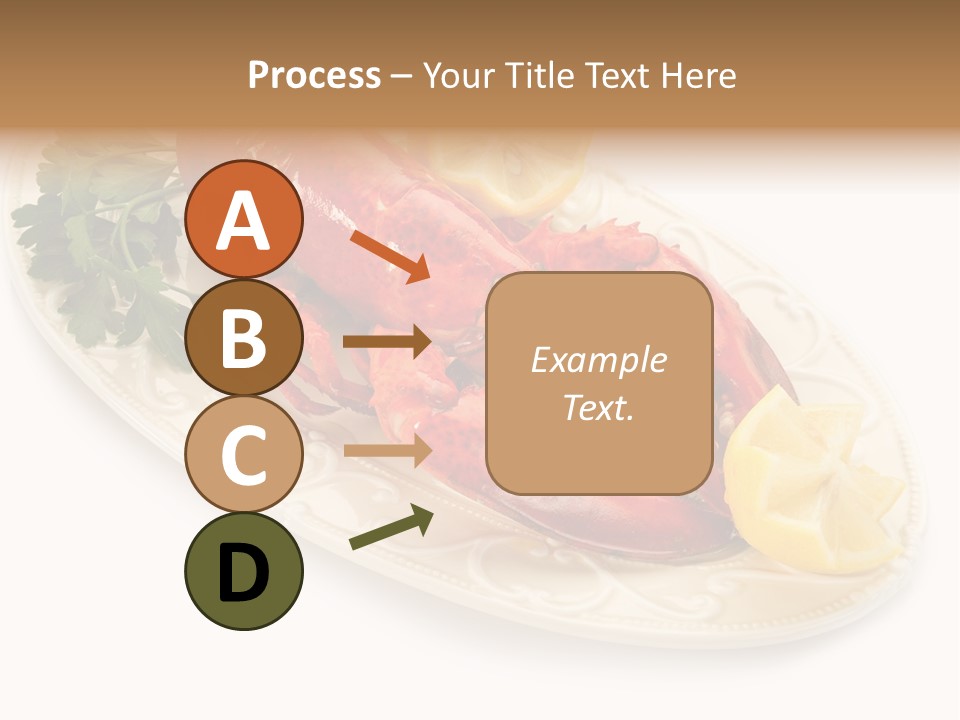 Shell Gourmet Dinner PowerPoint Template