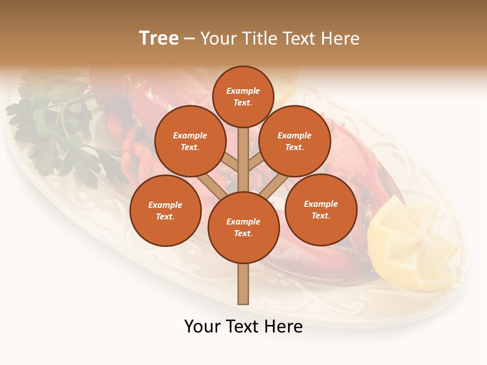 Shell Gourmet Dinner PowerPoint Template