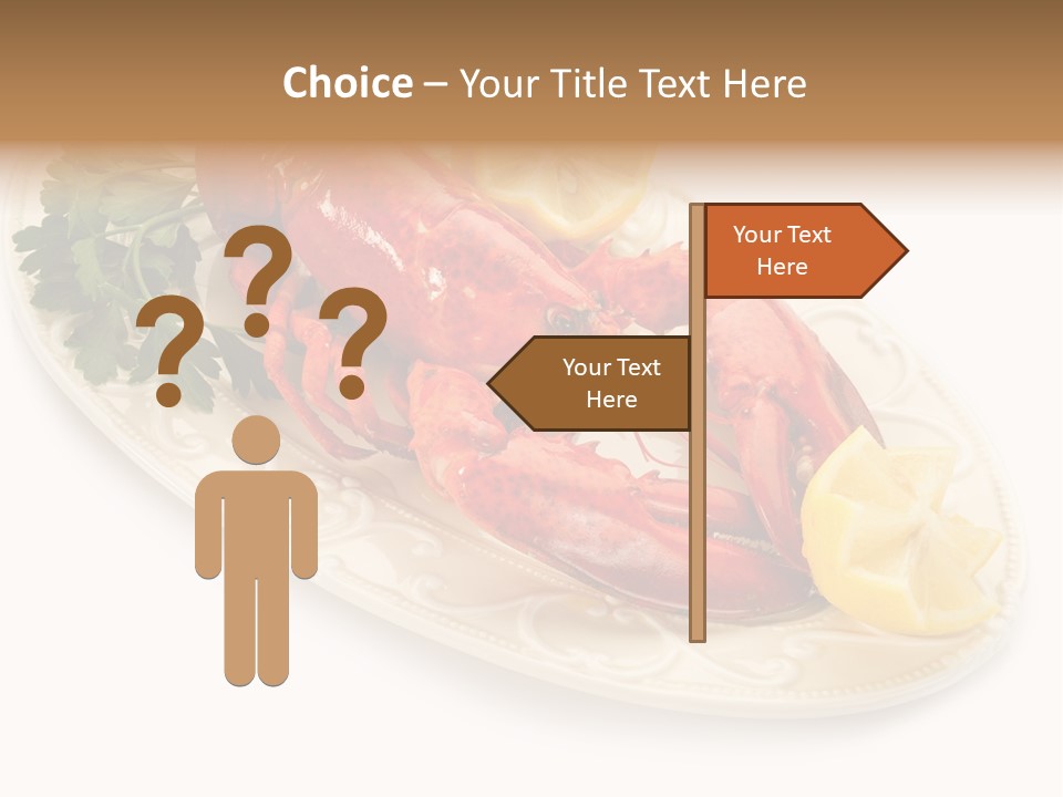 Shell Gourmet Dinner PowerPoint Template