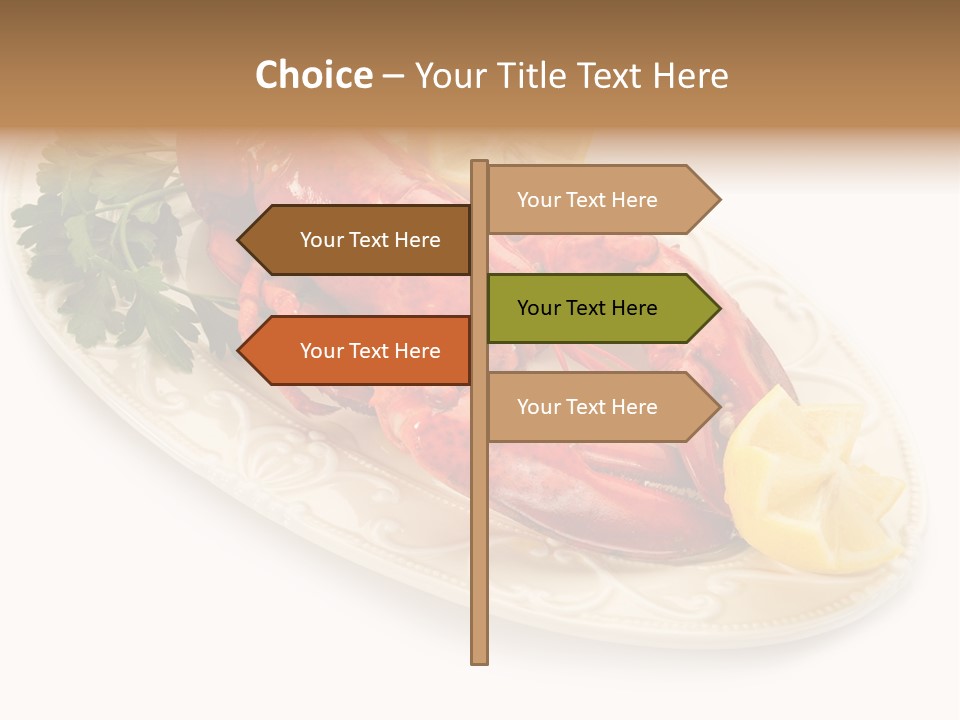 Shell Gourmet Dinner PowerPoint Template