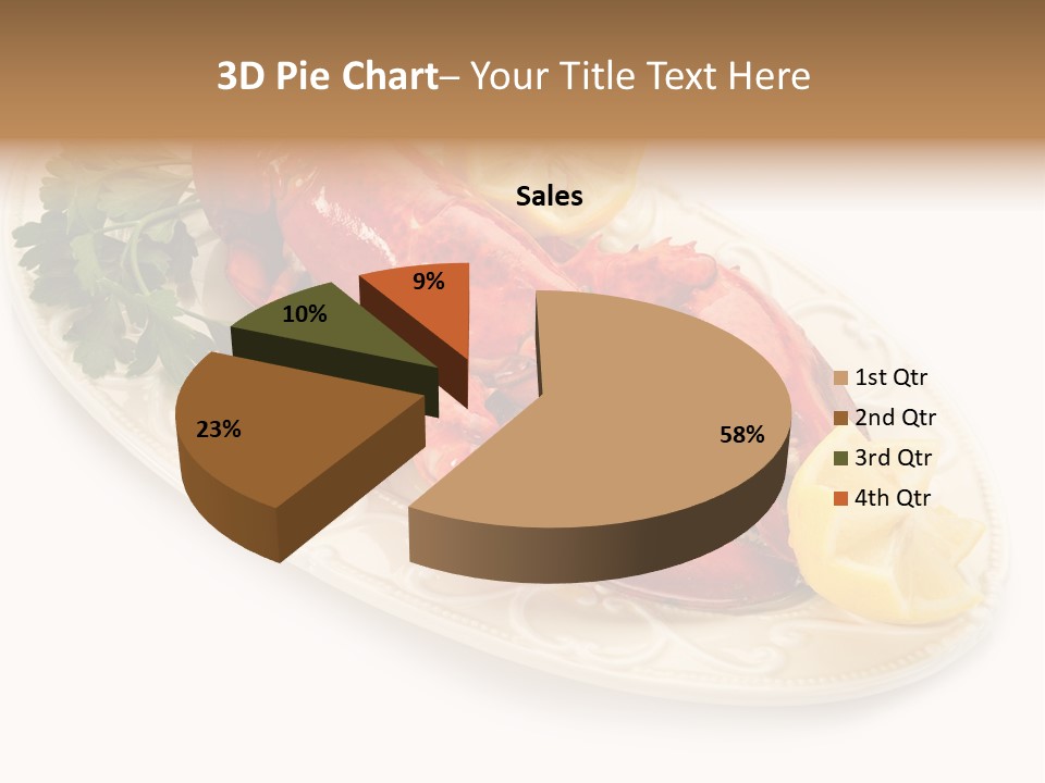Shell Gourmet Dinner PowerPoint Template