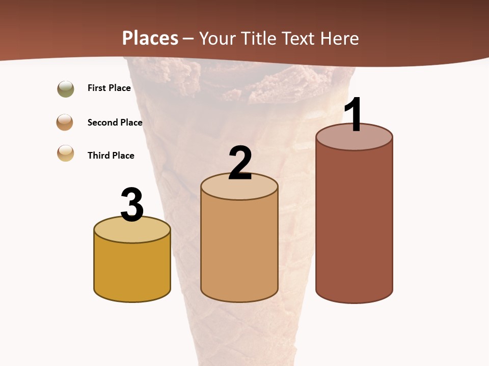Glacue Ice Cream Sweet Food PowerPoint Template