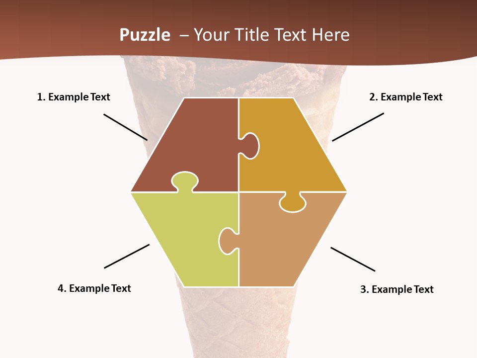 Glacue Ice Cream Sweet Food PowerPoint Template