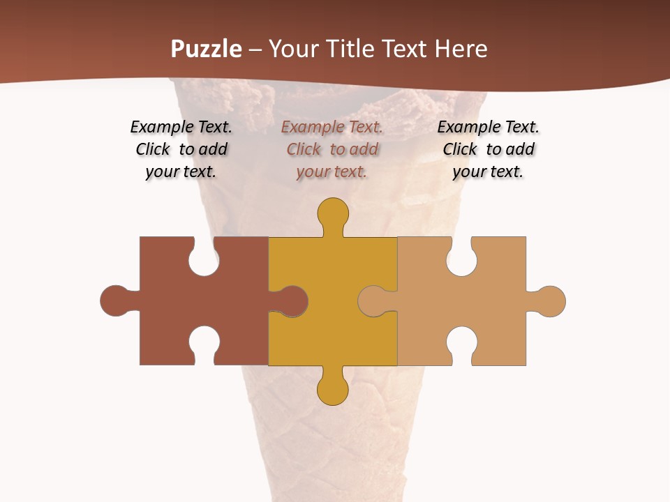 Glacue Ice Cream Sweet Food PowerPoint Template