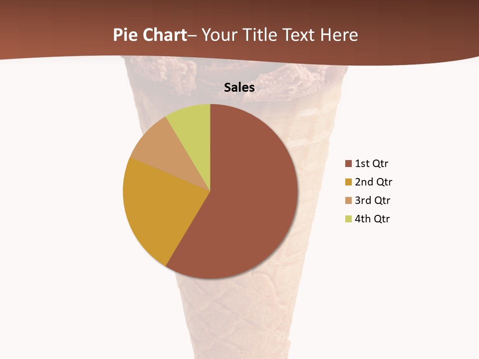 Glacue Ice Cream Sweet Food PowerPoint Template