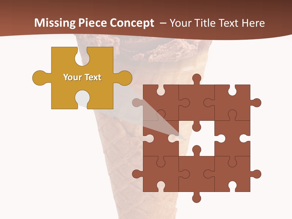 Glacue Ice Cream Sweet Food PowerPoint Template