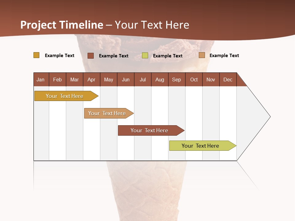 Glacue Ice Cream Sweet Food PowerPoint Template