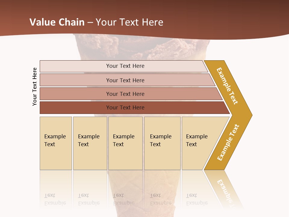 Glacue Ice Cream Sweet Food PowerPoint Template