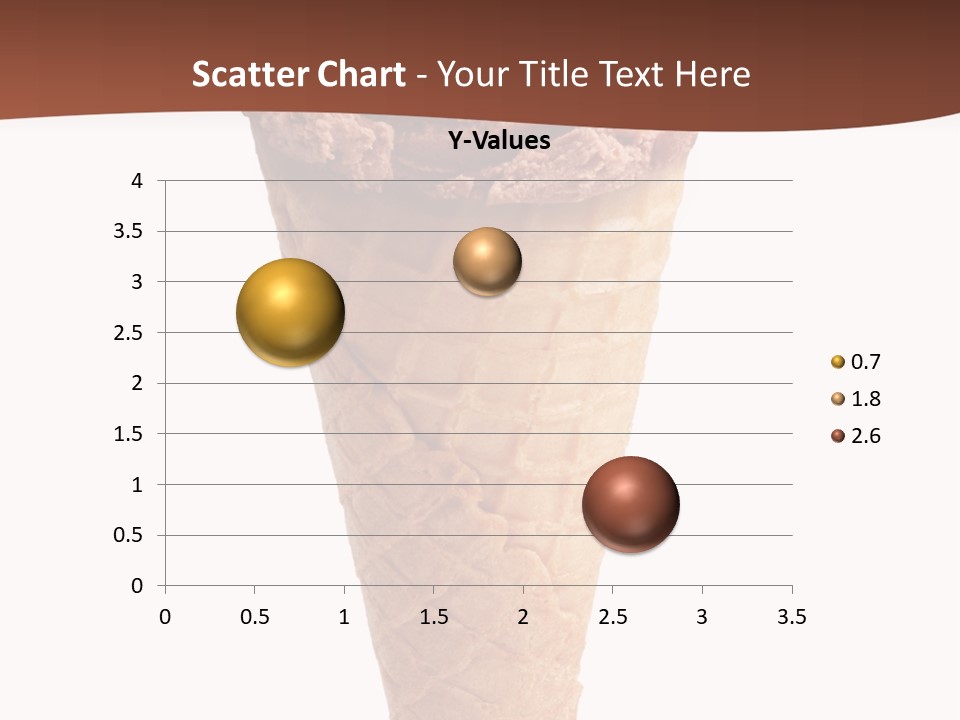 Glacue Ice Cream Sweet Food PowerPoint Template