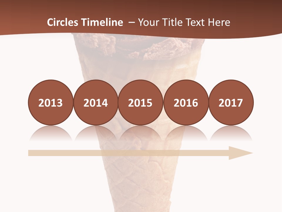 Glacue Ice Cream Sweet Food PowerPoint Template