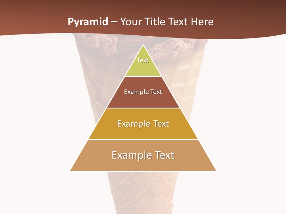 Glacue Ice Cream Sweet Food PowerPoint Template