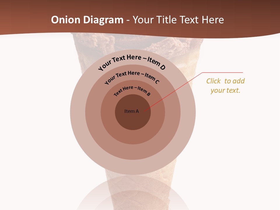 Glacue Ice Cream Sweet Food PowerPoint Template