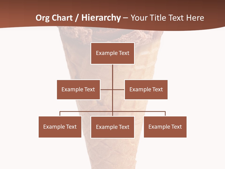 Glacue Ice Cream Sweet Food PowerPoint Template