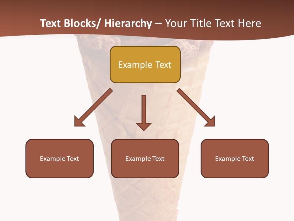 Glacue Ice Cream Sweet Food PowerPoint Template
