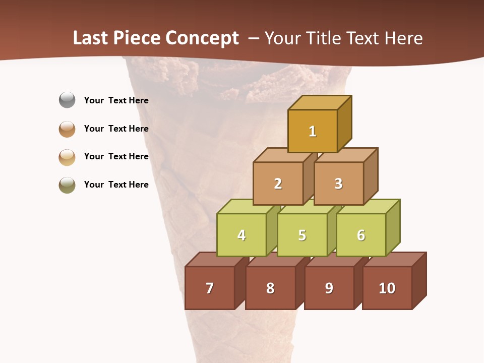 Glacue Ice Cream Sweet Food PowerPoint Template