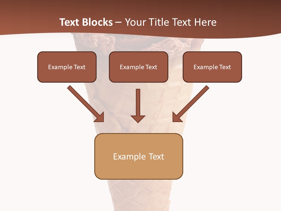 Glacue Ice Cream Sweet Food PowerPoint Template
