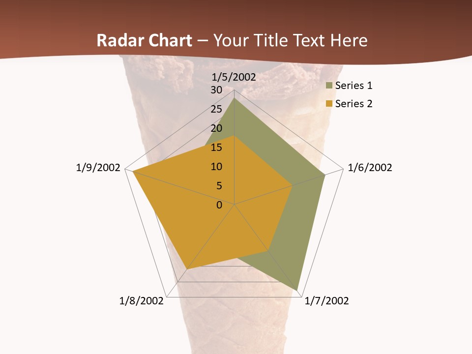 Glacue Ice Cream Sweet Food PowerPoint Template