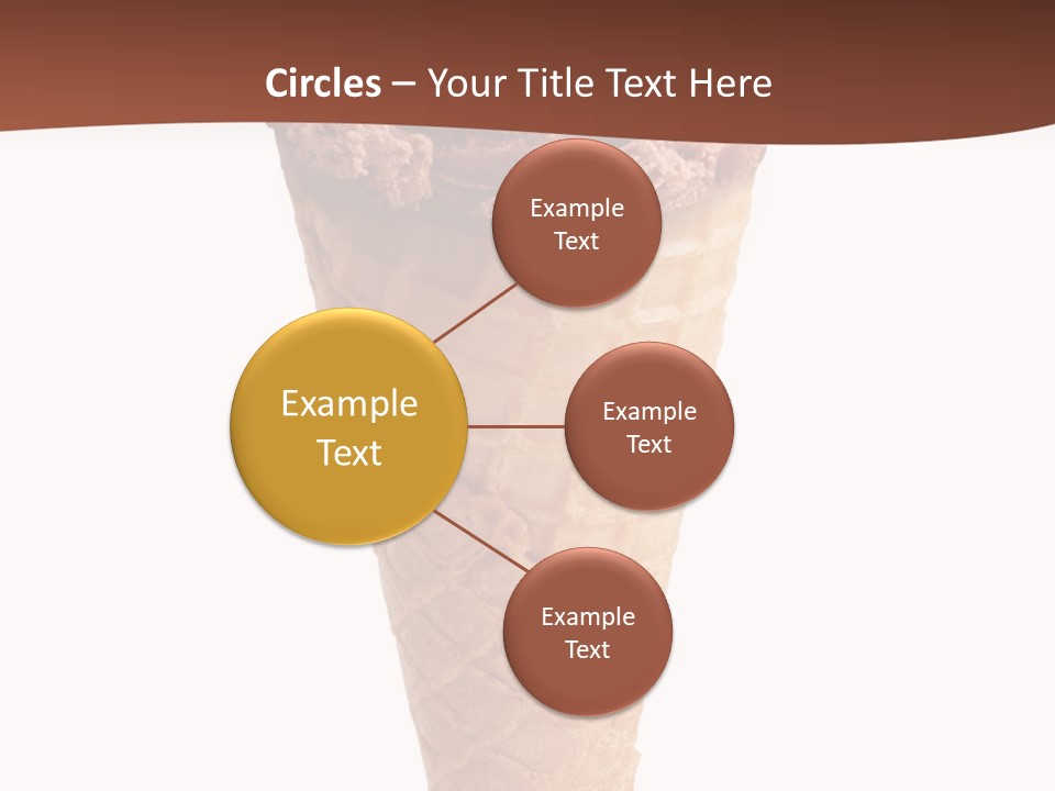 Glacue Ice Cream Sweet Food PowerPoint Template