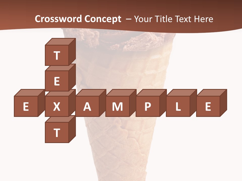 Glacue Ice Cream Sweet Food PowerPoint Template