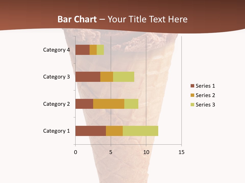 Glacue Ice Cream Sweet Food PowerPoint Template