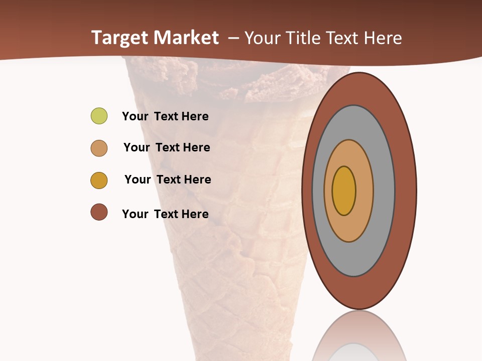 Glacue Ice Cream Sweet Food PowerPoint Template