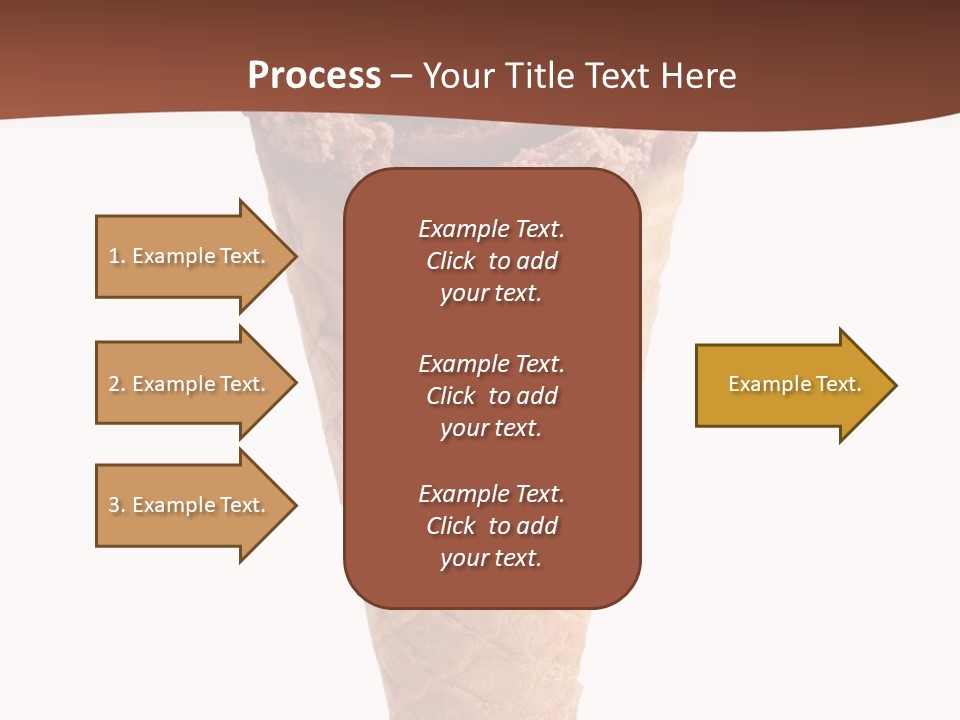 Glacue Ice Cream Sweet Food PowerPoint Template
