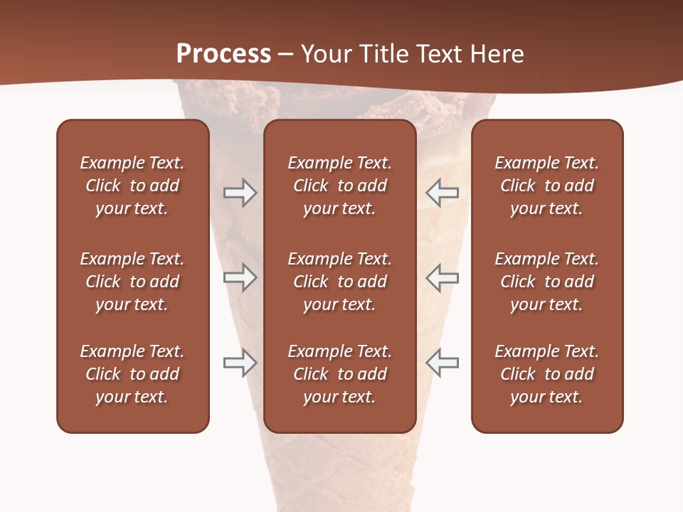 Glacue Ice Cream Sweet Food PowerPoint Template