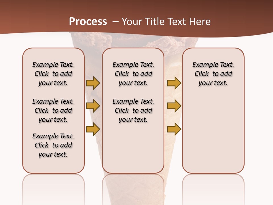Glacue Ice Cream Sweet Food PowerPoint Template