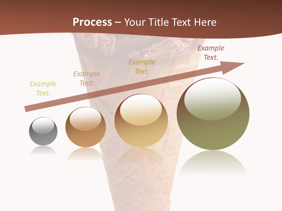 Glacue Ice Cream Sweet Food PowerPoint Template