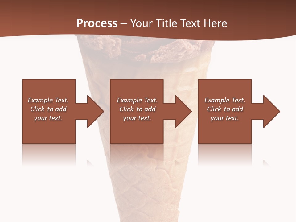 Glacue Ice Cream Sweet Food PowerPoint Template