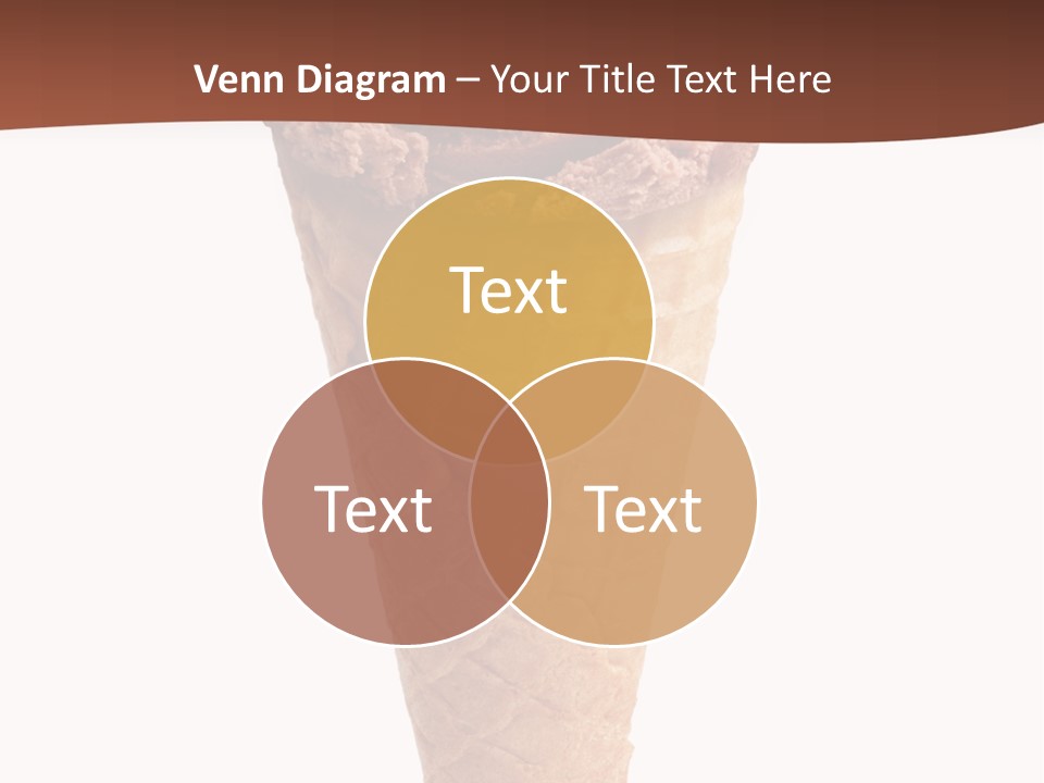 Glacue Ice Cream Sweet Food PowerPoint Template