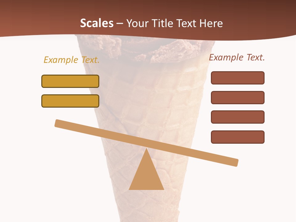 Glacue Ice Cream Sweet Food PowerPoint Template