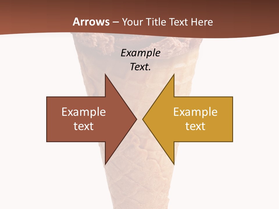 Glacue Ice Cream Sweet Food PowerPoint Template