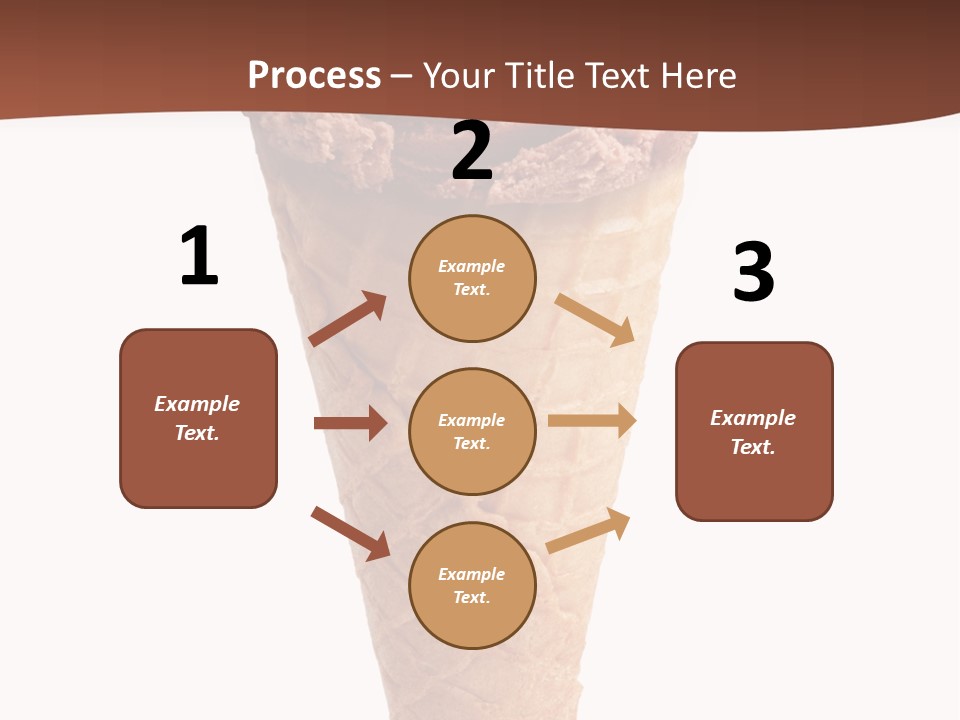 Glacue Ice Cream Sweet Food PowerPoint Template