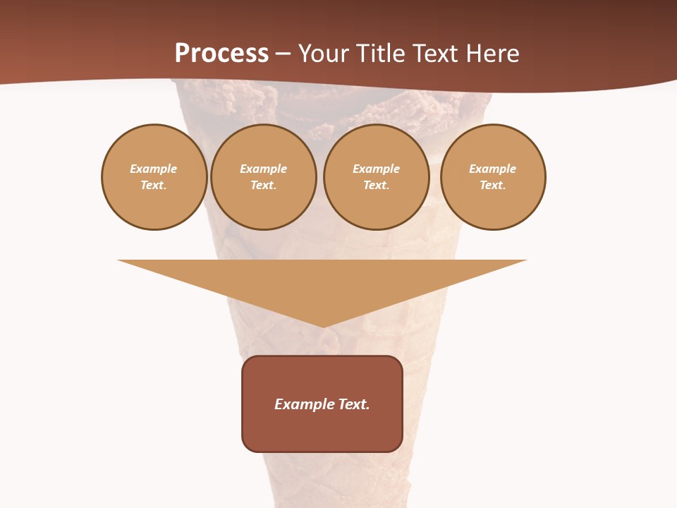 Glacue Ice Cream Sweet Food PowerPoint Template