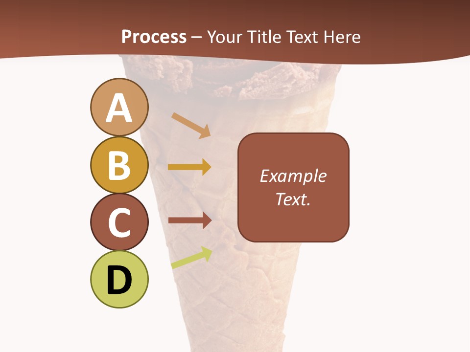 Glacue Ice Cream Sweet Food PowerPoint Template