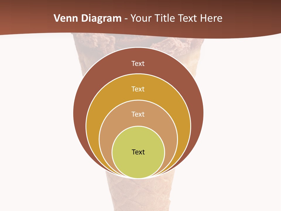 Glacue Ice Cream Sweet Food PowerPoint Template