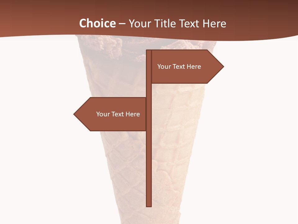 Glacue Ice Cream Sweet Food PowerPoint Template