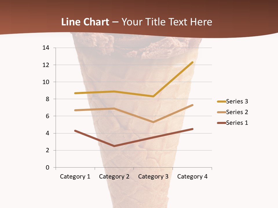 Glacue Ice Cream Sweet Food PowerPoint Template