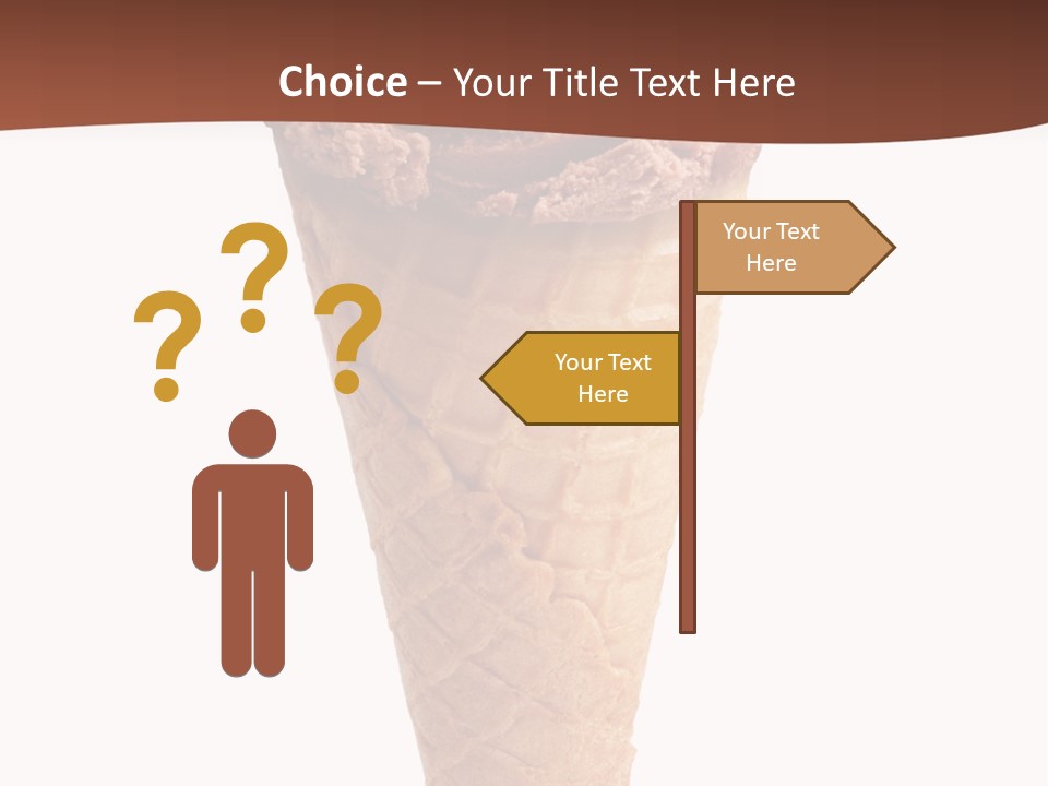 Glacue Ice Cream Sweet Food PowerPoint Template