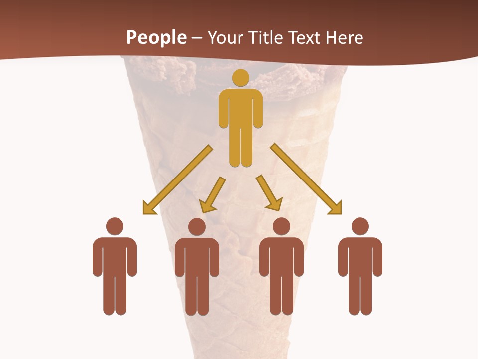 Glacue Ice Cream Sweet Food PowerPoint Template