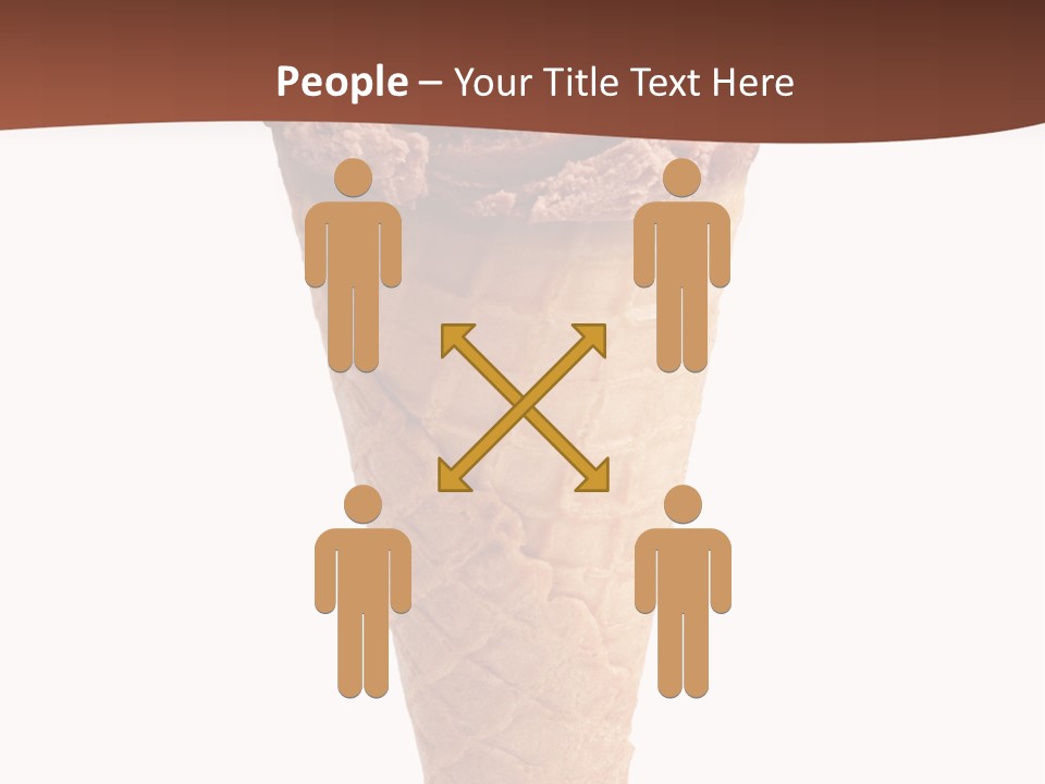 Glacue Ice Cream Sweet Food PowerPoint Template